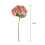 Haste de tecido com flor de hortênsia artificial de 37 cm 4