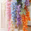 Kunstig blomsterbukett – silke og plast, 5 stilker 5