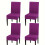 Housses de chaise DEKAXID, lot de 4 ou 6, en polyester 3
