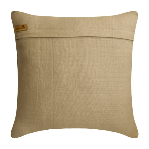 Față de pernă jacquard aurie 35x35 cm 1