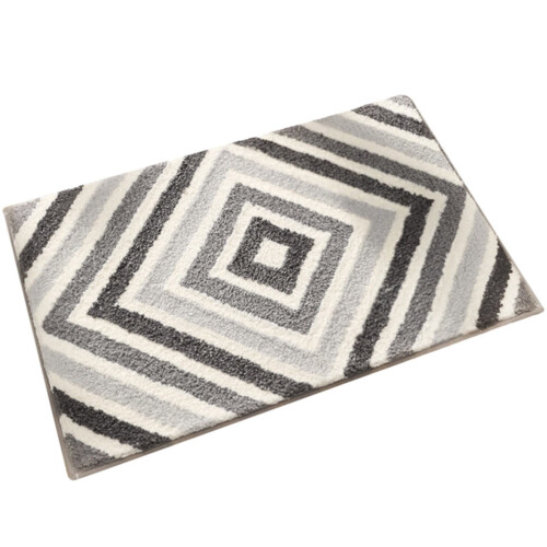 Tapis de salle de bain en microfibre antidérapant et lavable 1
