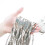 Foil Rain Curtain for Party Decoration Silver One Size 2