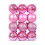 XUNRYAN shatterproof Christmas tree ornaments pink set 12 2