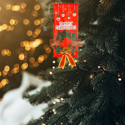 Christmas fabric hanging leg decor 1 piece 2