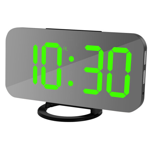 Réveil numérique avec grand écran LED et double port USB 1
