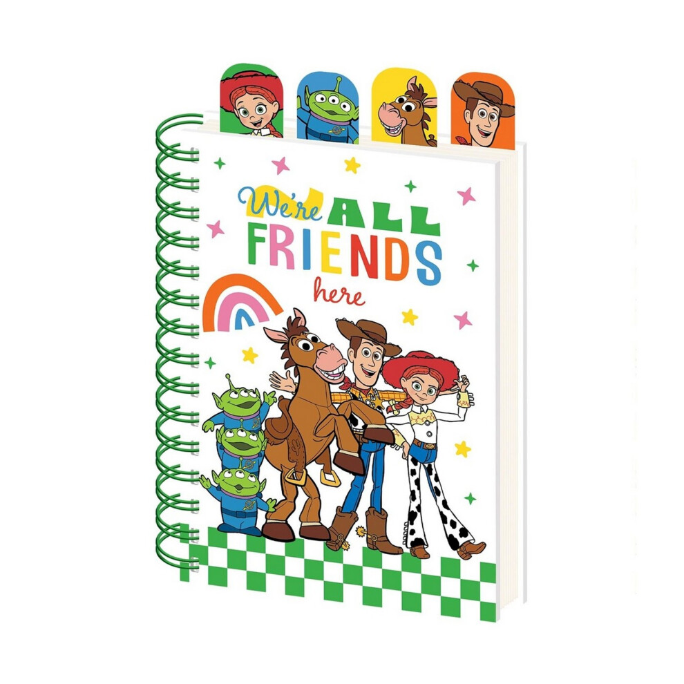 Toy Story We're All Friends Here A5 Notebook