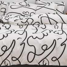 Juego de cama de algodón de 3 piezas para cama de 1,2 m Impresionismo para cama de 4 pies