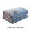 Blauwe microvezel plaid 200x230cm 2
