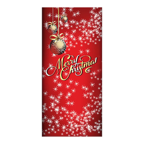 Weihnachtstürdekorationshülle 90 x 200 cm 1