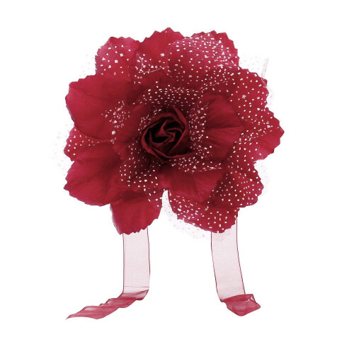 Sheer Peony Flower Curtain Tiebacks for Bedroom 2
