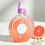 Innovative See Through Doughnuts Water Bottle Easy To-Orange 1 6