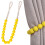 Embrasses de rideau en perles de bois 76 cm x2 2