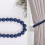 Embrasses de rideau en perles de bois 76 cm x2 5