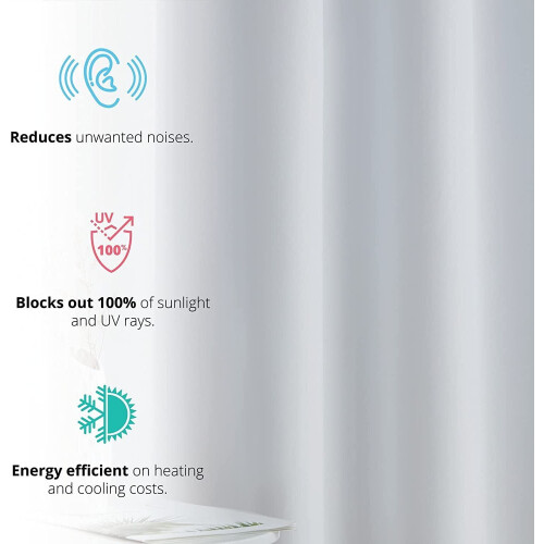 K86 Red Blackout Curtain Panel with Grommets 108 inch 1