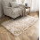 Faux Sheepskin Area Rug Rectangle 3 x 5 ft 2