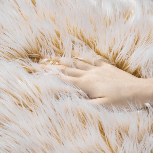 Faux Sheepskin Area Rug Rectangle 3 x 5 ft 2