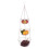 2PCS 3 Tier Fruit Basket, Vegetable Kitchen Storage Basket Chain Hanging Space Saving Fruits(Silver & Copper) 9
