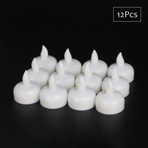 LED-flytande ljus vattenaktiverade 12 st 2