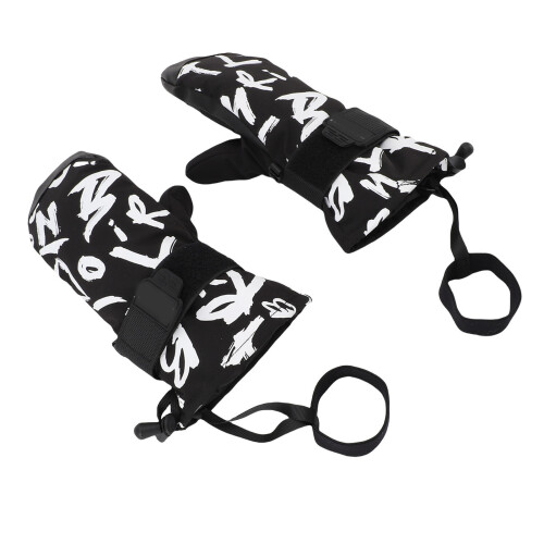 Graffiti Junior Skihandschuhe 1 Paar L Schwarz