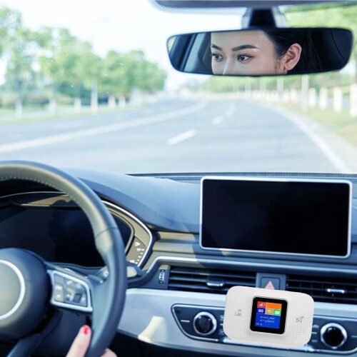 Φορητός δρομολογητής MiFi 4G, έγχρωμη οθόνη αυτοκινήτου Hotspot 150M 3000MAh με υποδοχή κά 1