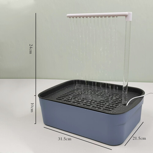 Large-Sized Parrot Bathing Station: Motorized Self-Recycling Water System 1