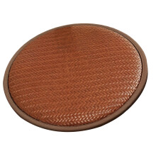Rundes Kissen mit atmungsaktivem Design für-Kaffeefarbe 40cm