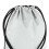 BagBase (One Size, Silver) Bagbase Reflective Drawstring Bag 2