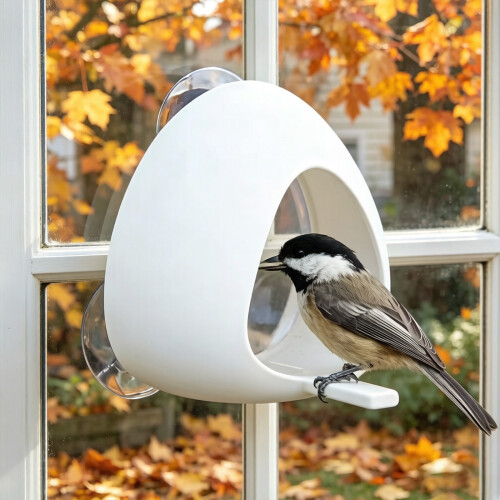 Mangeoire à oiseaux extérieure, Station d'alimentation à-Gris 2