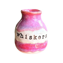 Mini Cats Whiskers Holders Vases For Small-Pink resin vase