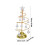 13 inch Pre-lit LED Crystal Christmas Tree Slim Desktop 3