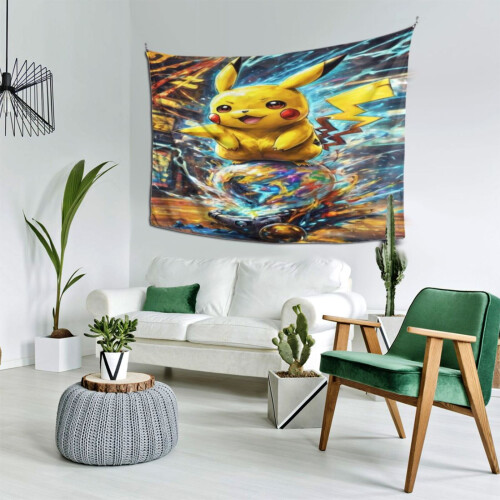Pikachu-seinätaide 60x40 tuumaa 2
