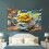 Pikachu-seinätaide 60x40 tuumaa 4