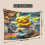 Pikachu-seinätaide 60x40 tuumaa 5