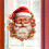Raamstickers met kerstbalmotief (1 stuk) 2