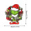 Guirlanda de Natal Grinch Verde para Decoração Interna e Externa de 30 cm (12 polegadas) 2