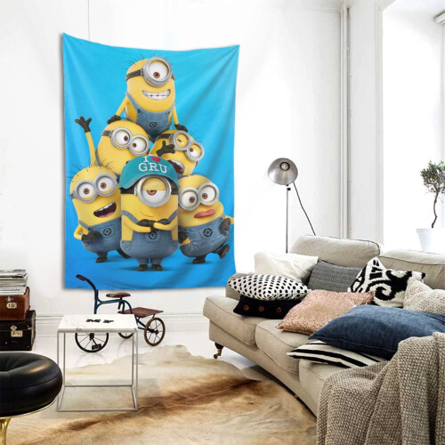 Minions-gobeliiniseinävaate 60x40 tuumaa 1
