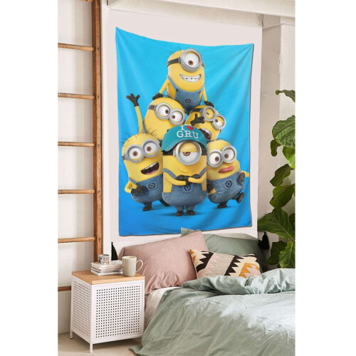 Minions-gobeliiniseinävaate 60x40 tuumaa 2