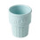 Ice Cream Ceramic Bowl Waffle Cup Sundae Dessert Container-Blue 1