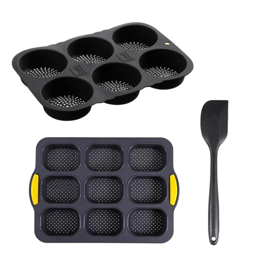 Easy Cleaning Silicone Baking Equipment Bundles-3 piece set