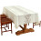 Embroidered Waterproof Tablecloth With-100*160cm wild fern 1