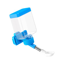 Wasserflasche, automatischer Futterspender für Vögel,-Blau