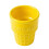 Tasse en céramique en forme de cône de crème glacée,-Jaune 1
