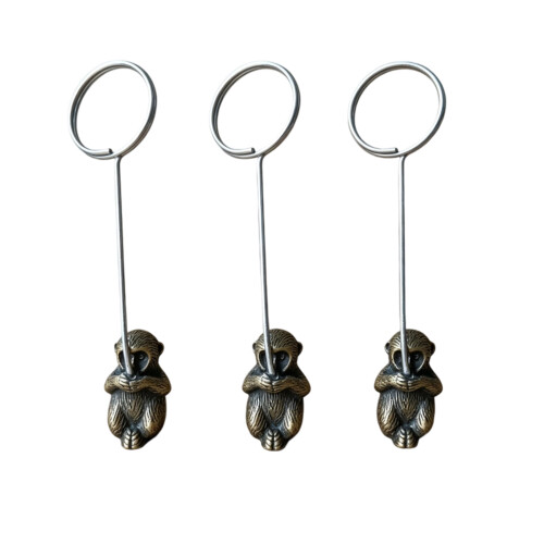 Elegant Metal Zodiacs Sign Note Holders With Artistic-Monkey