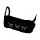 Elegant Handmade Cotton Storage Box Bowknot Top Handle-Black 1