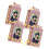 Graduation Photo Display Box Tabletop PET Picture Frame-Pink 1