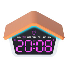 Alarm Clock for Bedroom Digital Clock Digital Alarm-Orange