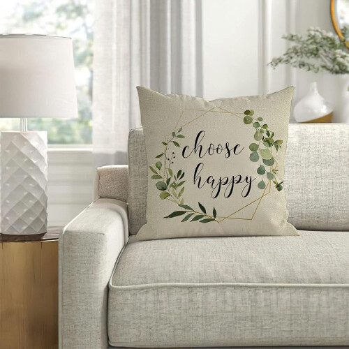 Housse de coussin Couronne de branches d'olivier 18x18 2