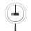 Anello luminoso a LED portatile per selfie con supporto per smartphone 5