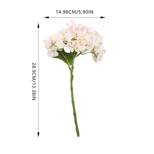 2026 New Home Decoration Simulation Flower Hydrangea Wedding Road Layout Simulation Single Hydrangea 1
