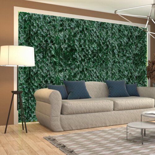 Painel de cerca de hera artificial 118x39,4 polegadas verde 2